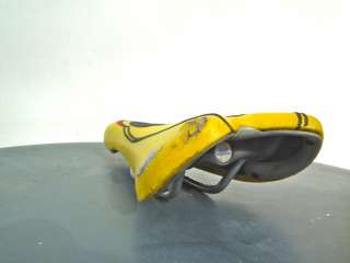 Selle San Marco RACE GEL Saddle YELLOW color for MAN used  