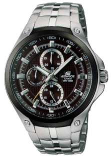 Casio Edifice Two Tone Brown Dial Mens Watch EF326D 5A  