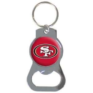 San Francisco 49ers Bottle Opener Key Chain:  Sports 