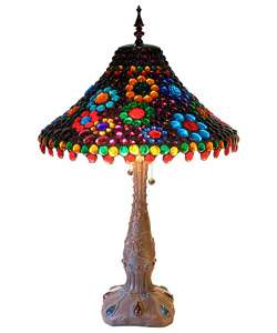 Tiffany style Jewels Table Lamp  Overstock