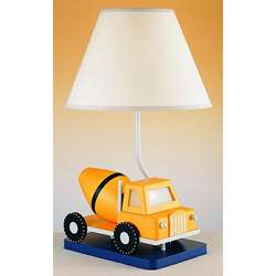 Cement Truck Table Lamp with Night Light  