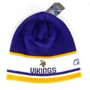    Minnesota Vikings Reebok On Field Knit Beanie Hat 