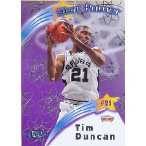  Tim Duncan 1997 98 Ultra Star Power Card #SP18 Sports 