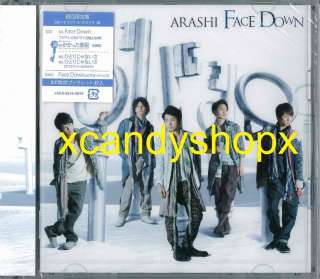 ARASHI single Face Down CD+DVD+16P Japan Limited edition Kagi no 