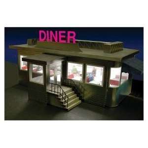  Micro Structures O Scale Parkway Diner Kit Toys & Games