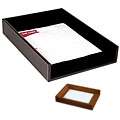 Dacasso Rustic Leather Front load Letter size Tray  