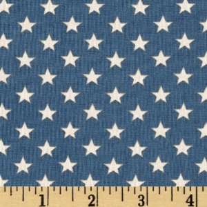   Small Stars Blue Fabric By The Yard: jo_morton: Arts, Crafts & Sewing