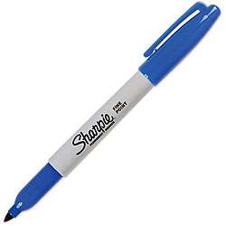 Sharpie Fine Point Permanent Blue Markers (Pack of 48)  