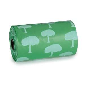   Biodegradable 60 Rolls Green Waste Bag Display: Pet Supplies