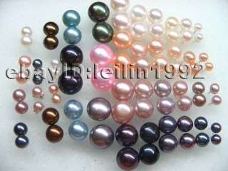 lot 40 pairs 4 10mm freshwater pearl earring 925s studs  