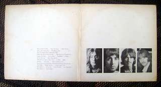 THE BEATLES WHITE ALBUM SWBO 101 A1501840 1968 2 LP EX 1st PRESS 