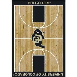 Colorado Buffaloes NCAA Homecourt Area Rug by Milliken 54x78 