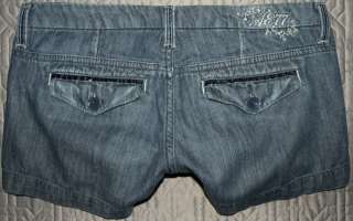 AMERICAN EAGLE OUTFITTERS SIZE 2 DENIM LOW RISE SHORTS  