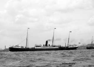 SS Rugia Steamship Steamer Ship Ocean Liner 1890  