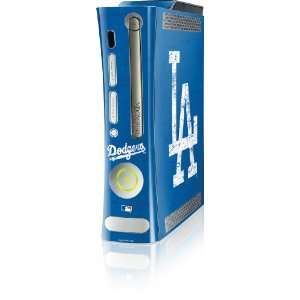  Los Angeles Dodgers   Solid Distressed Vinyl Skin for Microsoft Xbox 