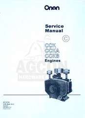 ONAN CCK CCKA & CCKB Engine Service Shop Manual  