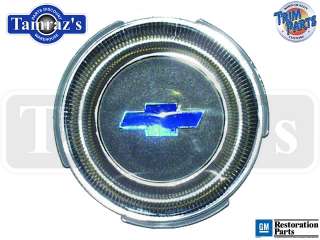 1967 Chevrolet Wheel Horn Button Cap Bowtie Emblem  