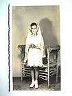 Collectible Real Photo Postcard Young Girl In White Dress Early 1900s