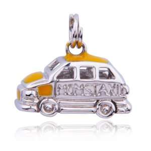  Sterling Silver Moms Taxi Charm Jewelry
