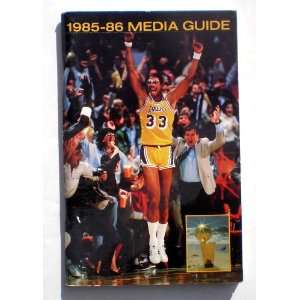  Los Angeles Lakers 1985 1986 Media Guide Josh Rosenfeld 