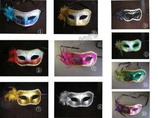   Venetian Costume Masquerade Cosplay Fancy Ball Party Mask 8 colors