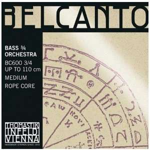  Thomastik Belcanto Bass String Set   3/4 (full) size 