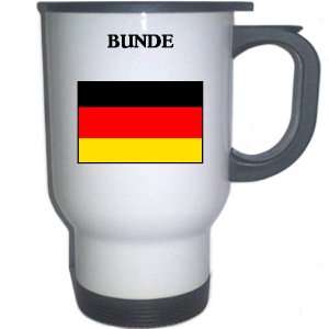 Germany   BUNDE White Stainless Steel Mug