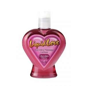  Liquid Love Warming Massage Oil 4oz Chocolate Cherry 