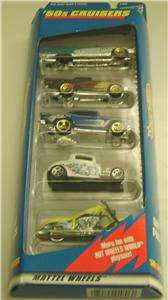 1950S GIFT PACK 5 CARS DIECAST HOT WHEELS 1:64  