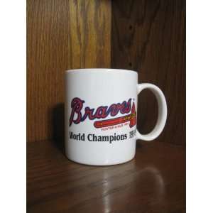    Atlanta Braves World Champions 1995 Coffee Cup/Mug 