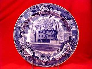 Wedgwood Blue Longfellows Early Home Plate 1898 9  