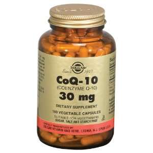  Solgar   Co Q 10, 30 mg, 180 veggie caps Health 