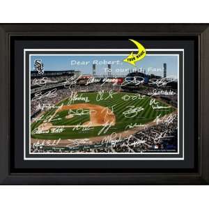  Chicago White Sox PERSONALIZED Framed Print with Players 