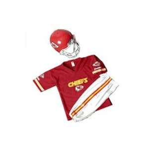  Kansas City Chiefs Youth NFL Team Helmet and Uniform Set 