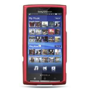 SONY ERICSSON X10 XPERIA CRYSTAL RUBBER CASE HOT PINK 