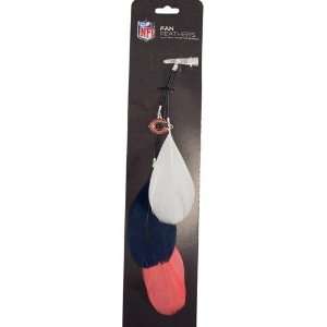  Chicago Bears Team Color Feather Hair Clip: Sports 