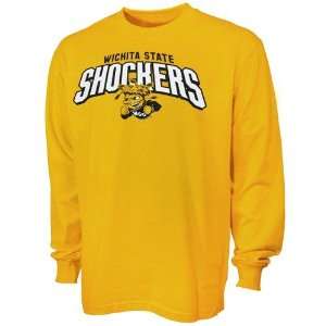  Wichita State Shockers Yellow Big Time Long Sleeve T shirt 