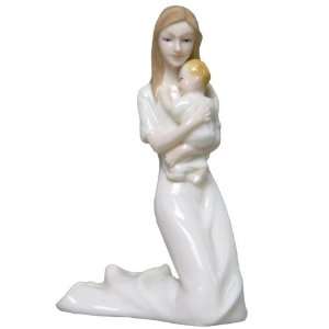  Motherly Love Mother and Baby Slim Porcelain Figurine 