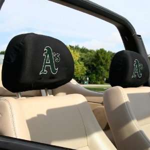  Oakland Athletics MLB Headrest Covers (2 Pack) Covers 