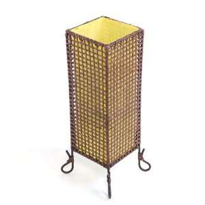  EXP Handmade Natural Bamboo Lattice Table / Desk Lamp With 