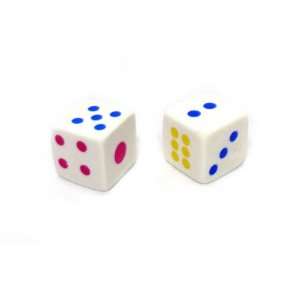  Japanese Fun: 2 Pieces Set of Dice Erasers: Toys & Games