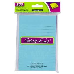   6x4 Inches 200 Pack Lined Notes (1024 1521 00 000)