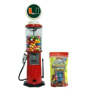 Miami Red Retro Gas Pump Gumball Machine:  Sports 
