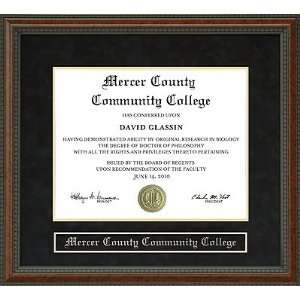  County Community College (MCCC) Diploma Frame  Sports 