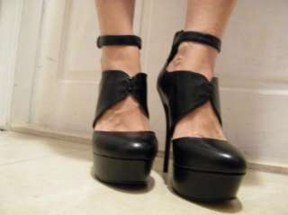 BEBE SHOES sandals HEELS platforms LYDIA BLACK  