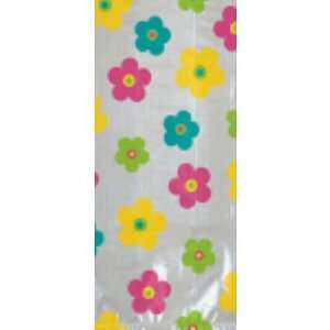  Floral Party Bags with Deluxe Flower Ties 16ct: Toys 