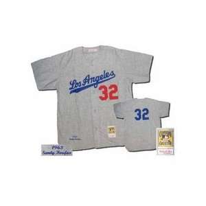  Authentic Throwback Mitchell and Ness MLB Baseball Jersey (Grey