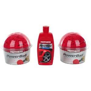 Mothers Powerball 2 Pack Combo With Free Power Metal Polish And Free 