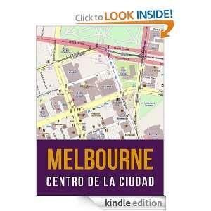 Melbourne, Australia mapa del centro de la ciudad (Spanish Edition 