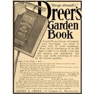  1910 Ad Dreers Garden Book Henry A Horticultural Grow 